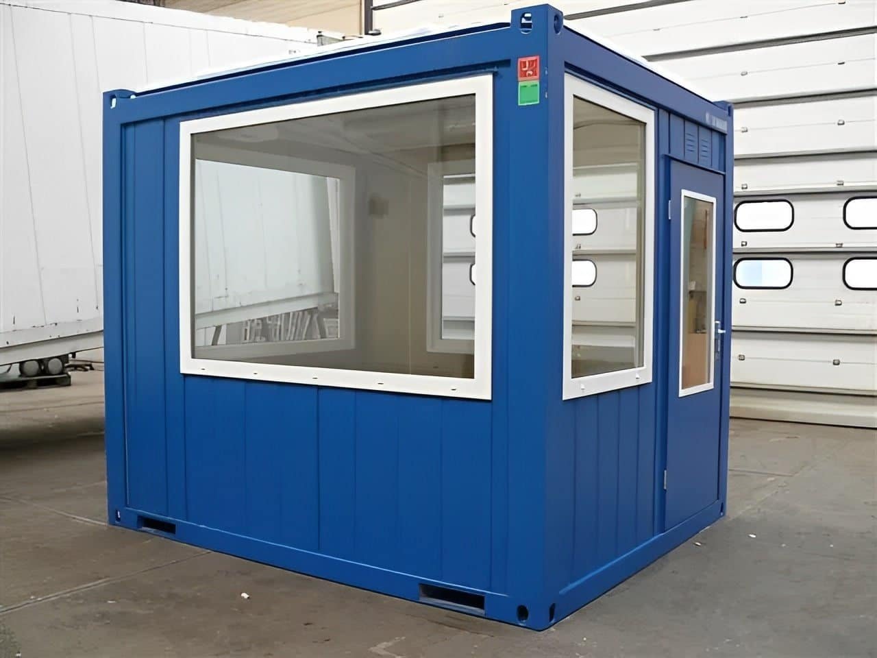 10ft Steel Observation Cabin – Full Glass Unit with Door & 4 Windows - Image 3