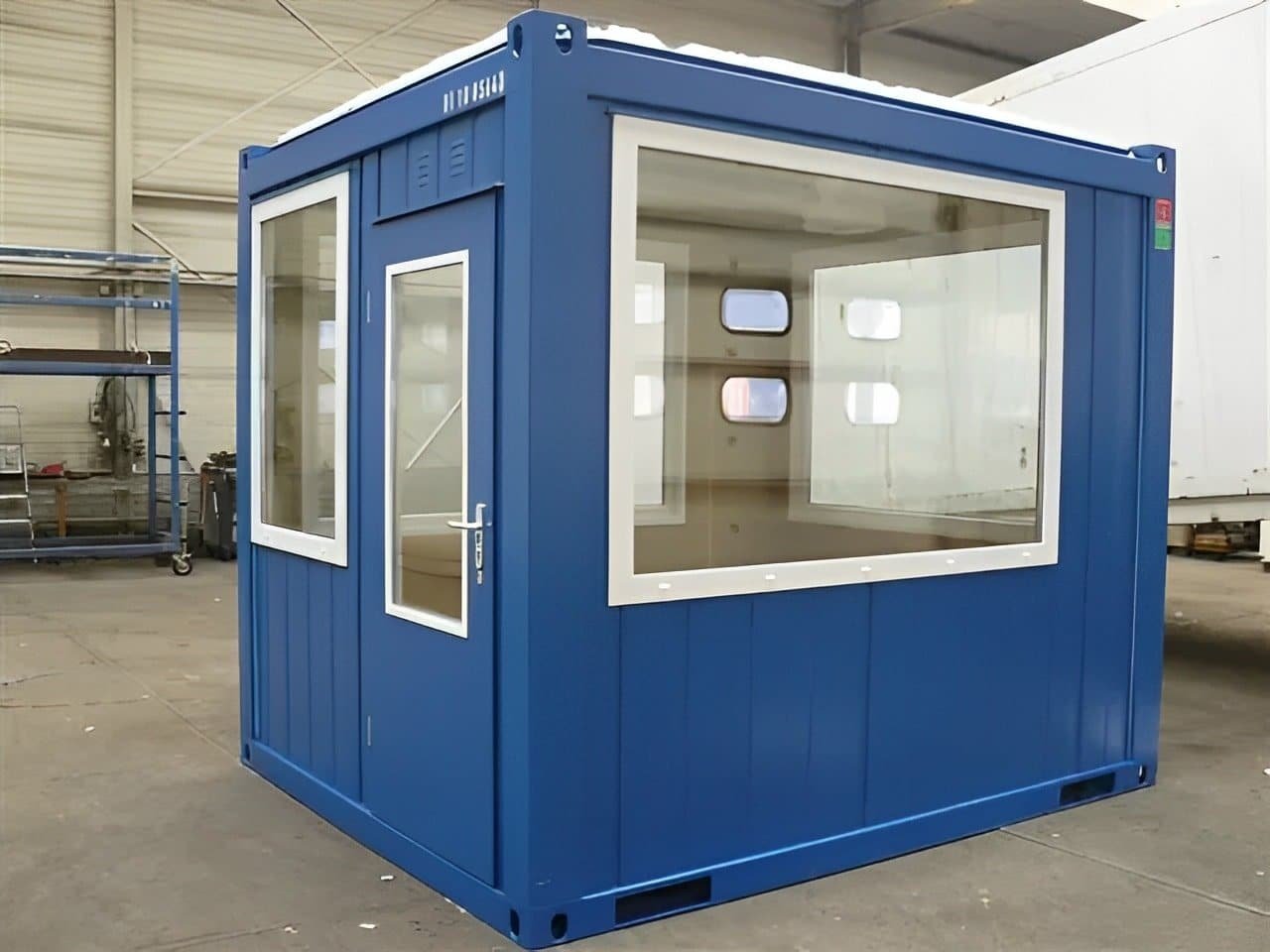 10ft Steel Observation Cabin – Full Glass Unit with Door & 4 Windows