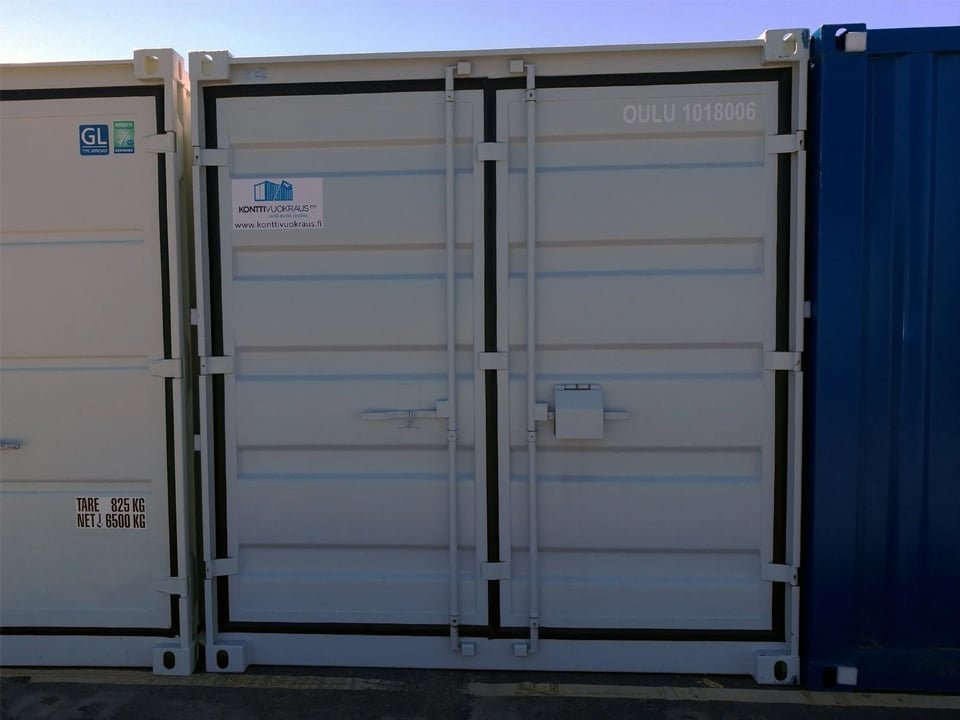 10ft x 8ft Wind & Watertight Steel Storage Container – Used, Forklift-Friendly - Image 3
