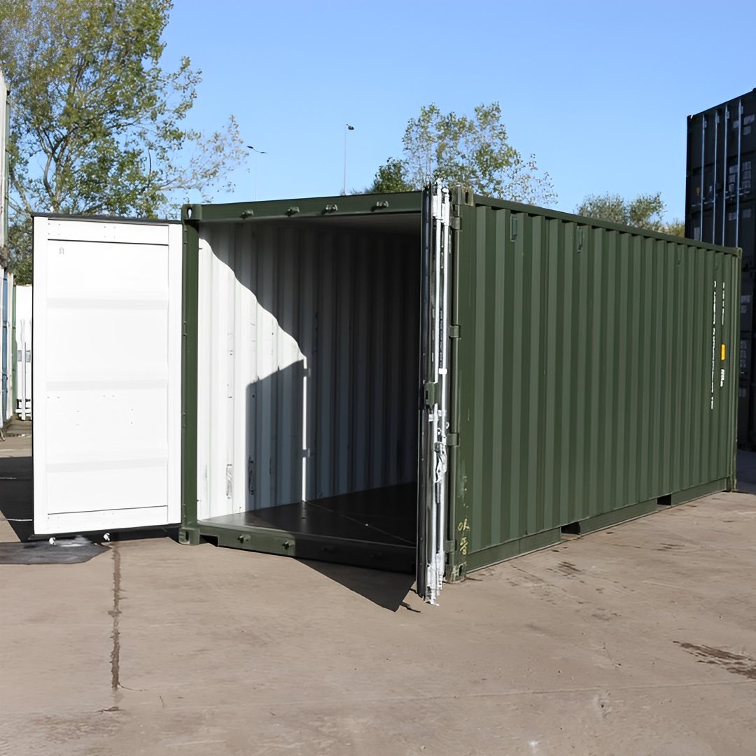 20Ft Shipping Container (One Trip) - Dark Green - Image 2