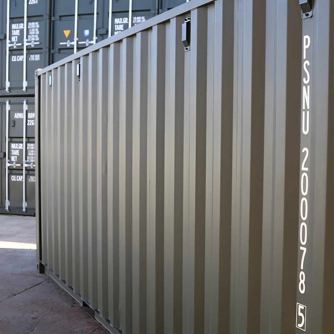 20Ft Shipping Container (One Trip) - Dark Green - Image 5