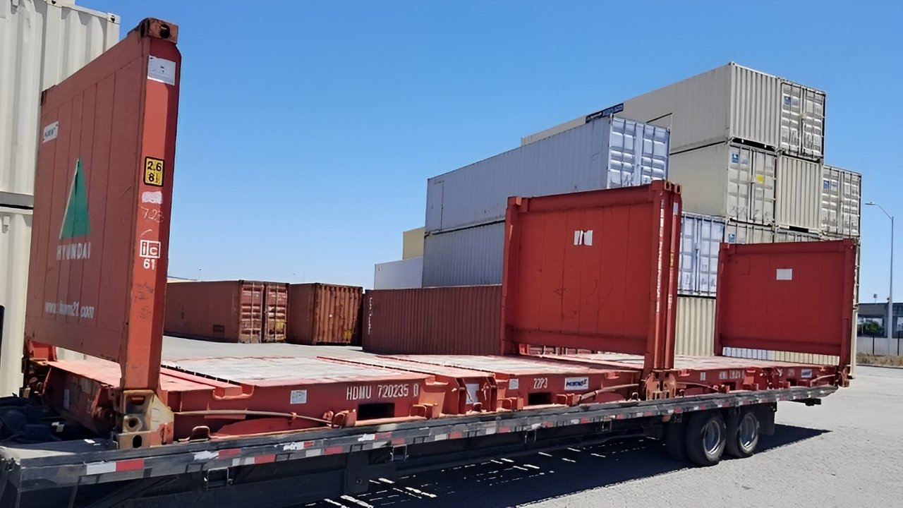 20Ft X 8Ft Used Flat Rack Shipping Containers - Image 6