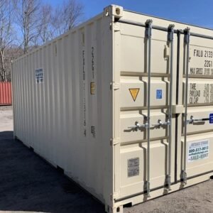 20′ x 8′ x 8.5′ Tall– New Shipping/Storage Container – Wind and Watertight – Beige