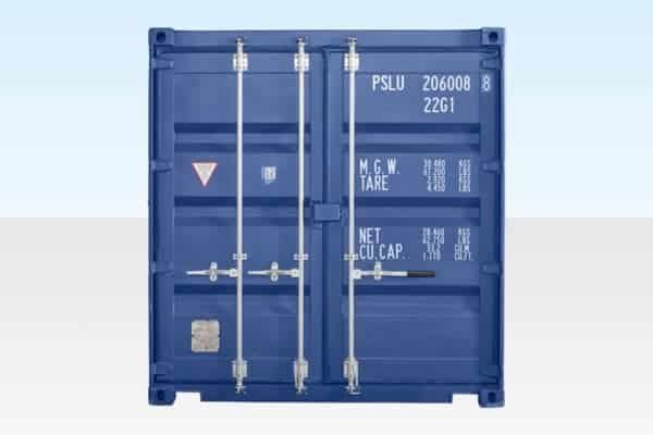 20ft Blue Shipping Container – One Trip | Secure Steel Storage, ISO Standard - Image 3