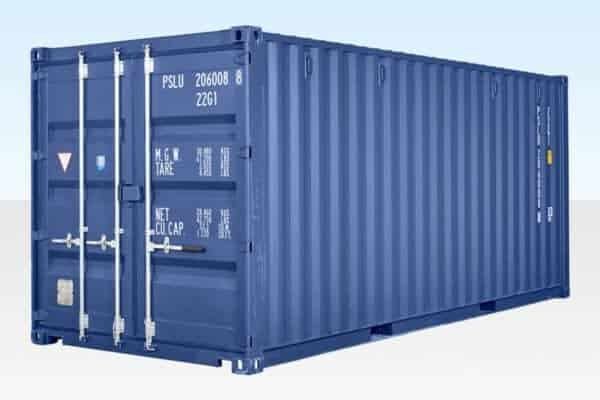 20ft Blue Shipping Container – One Trip | Secure Steel Storage, ISO Standard
