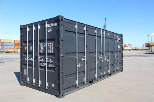 20ft High Cube Shipping Container – Side Opening Hazardous Waste Storage (One Trip, 9ft 6in High, USA Delivery)