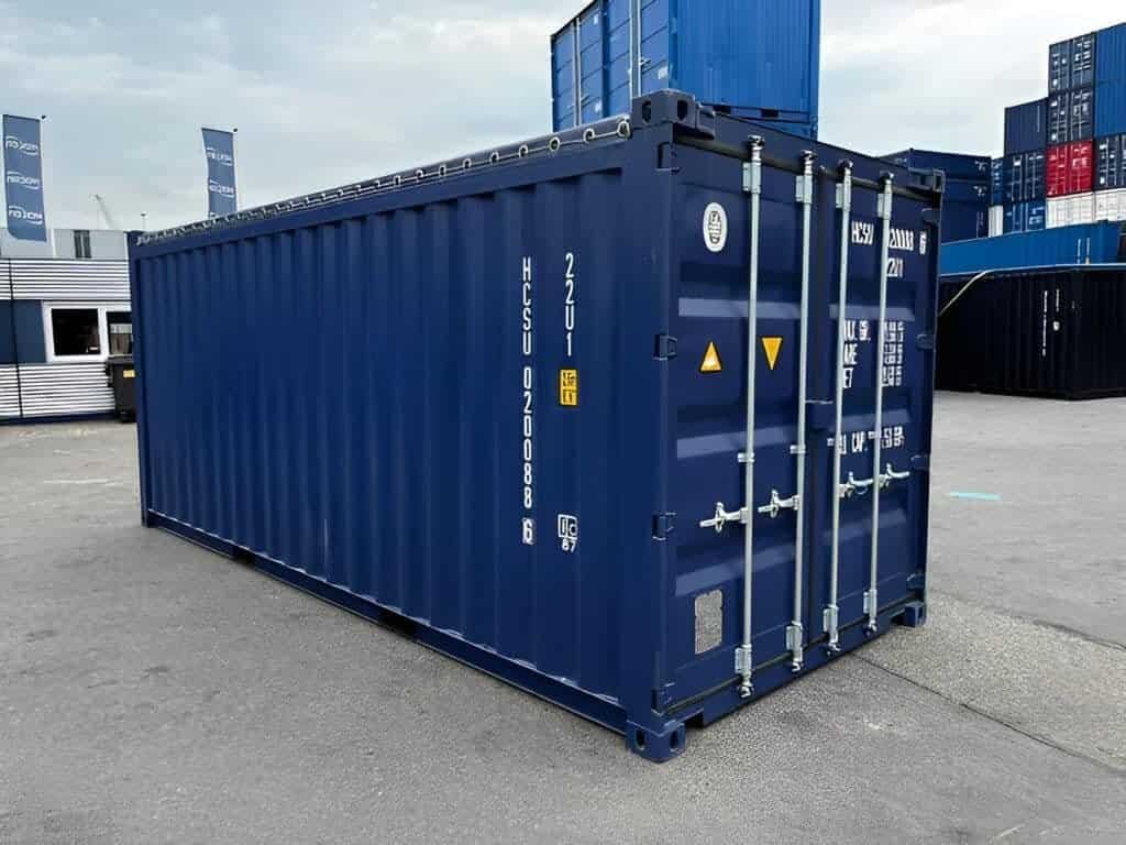 20ft x 8ft Used Shipping Container Open Top - Image 3