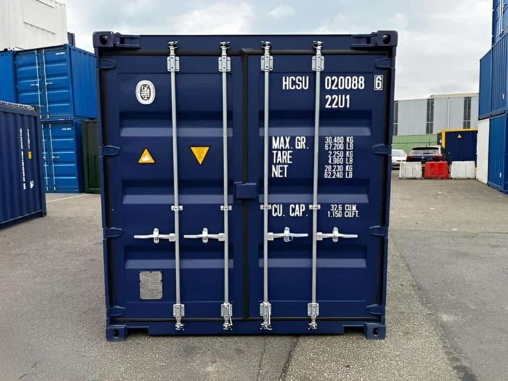 20ft x 8ft Used Shipping Container Open Top - Image 4
