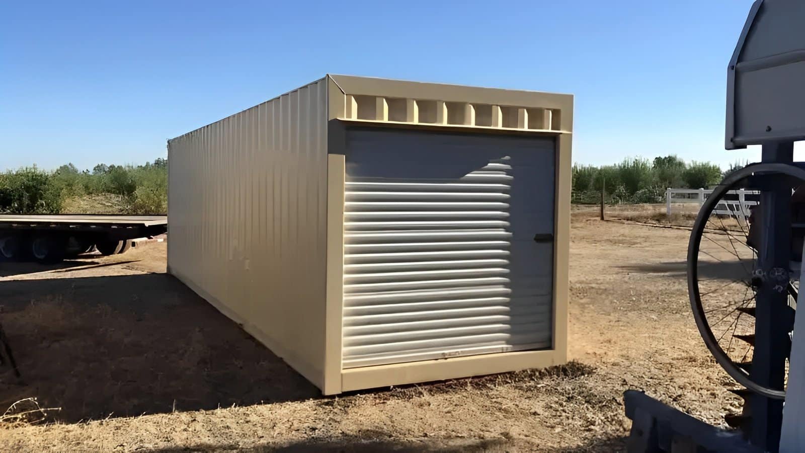 30ft Roll-Up Door Shipping Container