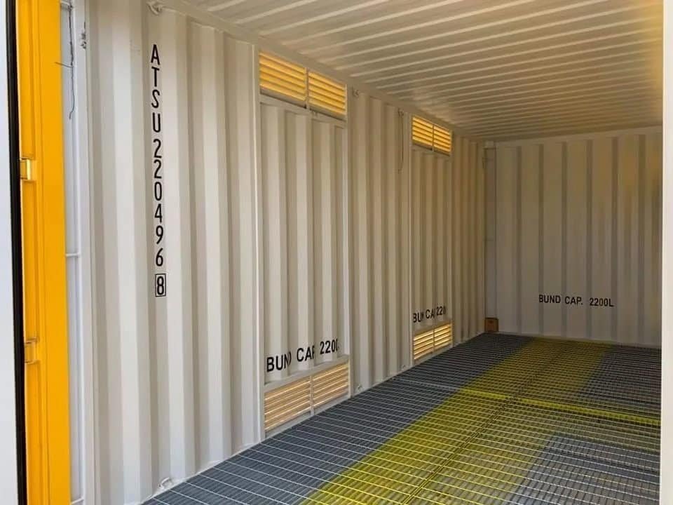30ft x 8ft Shipping Container – One Trip – Yellow - Image 2