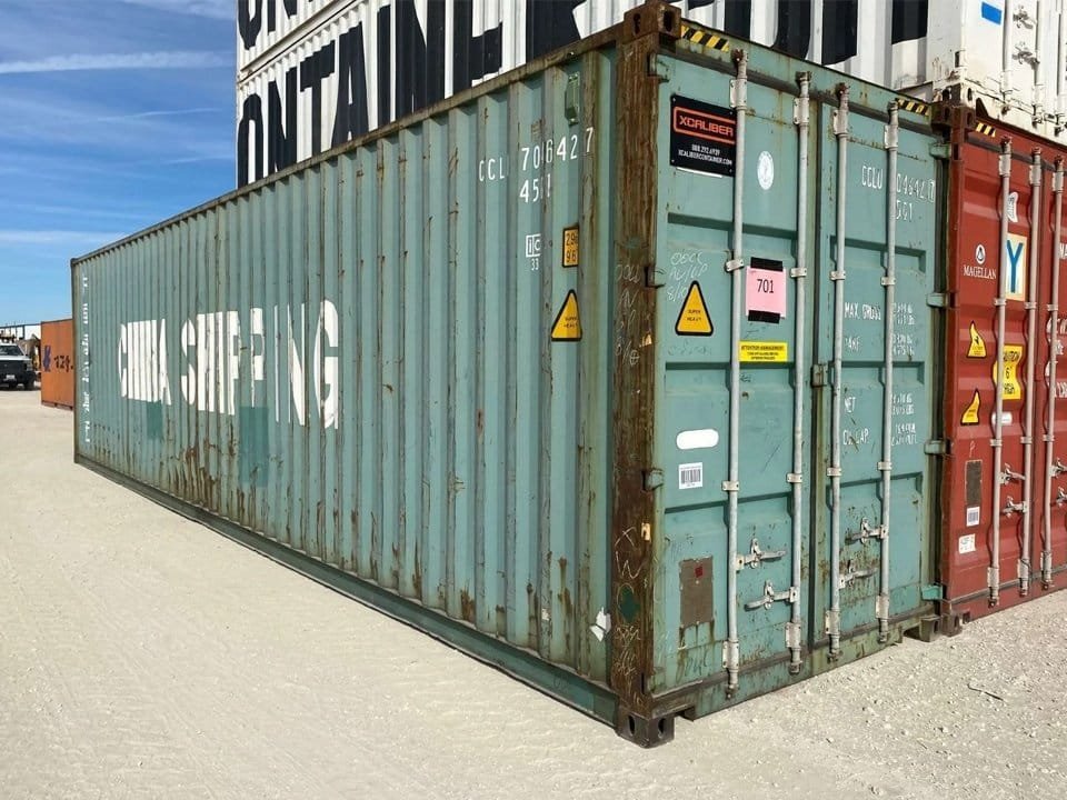 40′ HC Wind and Watertight Shipping Container- Direct Ship