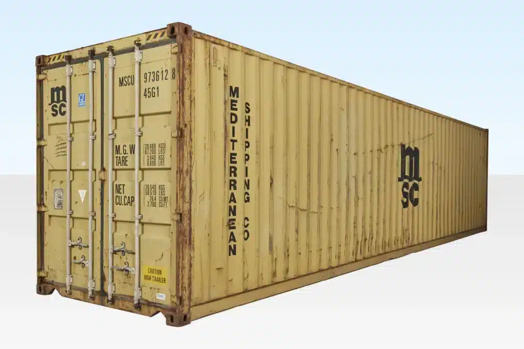 40Ft X 8Ft Used Shipping Container High Cube - Image 3