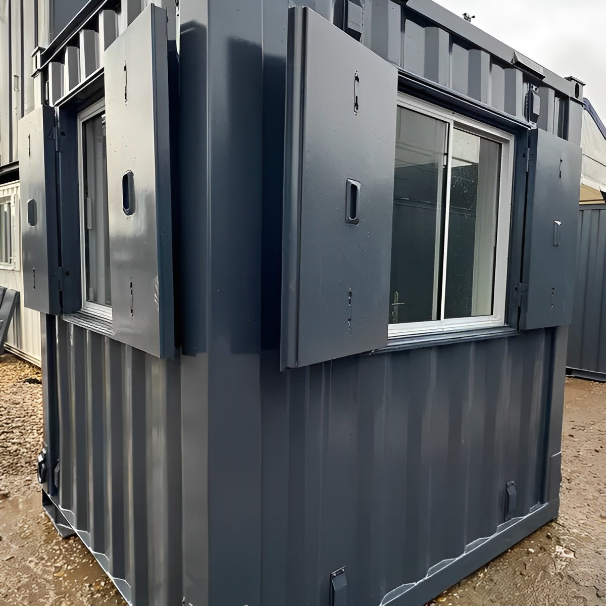 7Ft x 7Ft Shipping Container Office | Portable Building | Anti-Vandal Building - Image 8