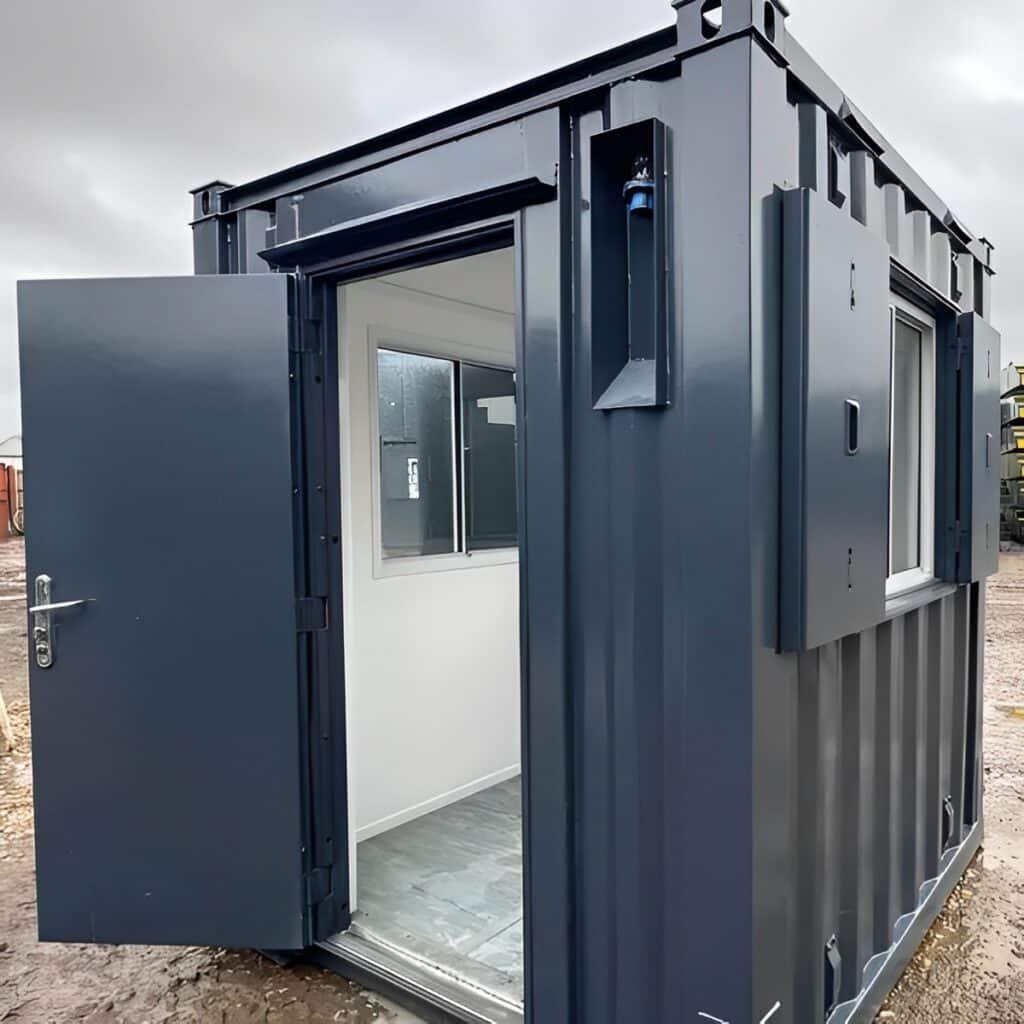 7Ft x 7Ft Shipping Container Office | Portable Building | Anti-Vandal Building - Image 5