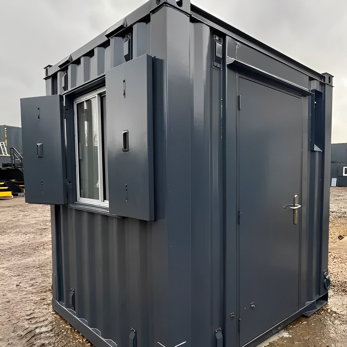 7Ft x 7Ft Shipping Container Office | Portable Building | Anti-Vandal Building - Image 4