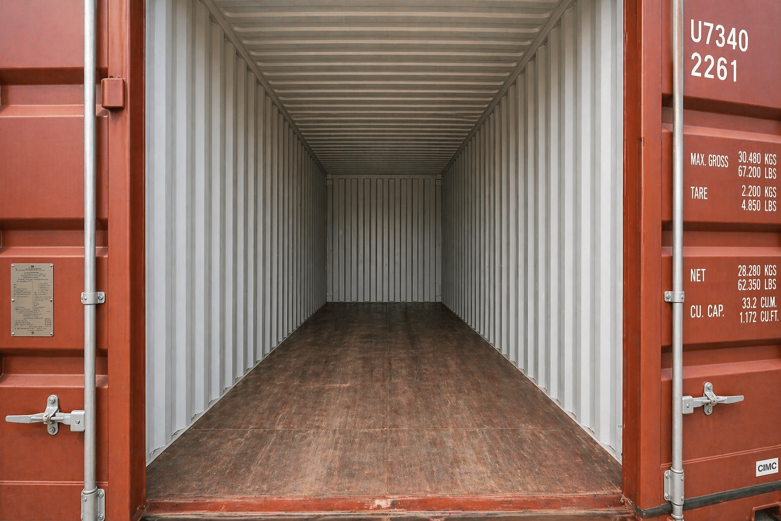 20ft Standard Wind and Watertight Shipping Container for Sale - Image 2