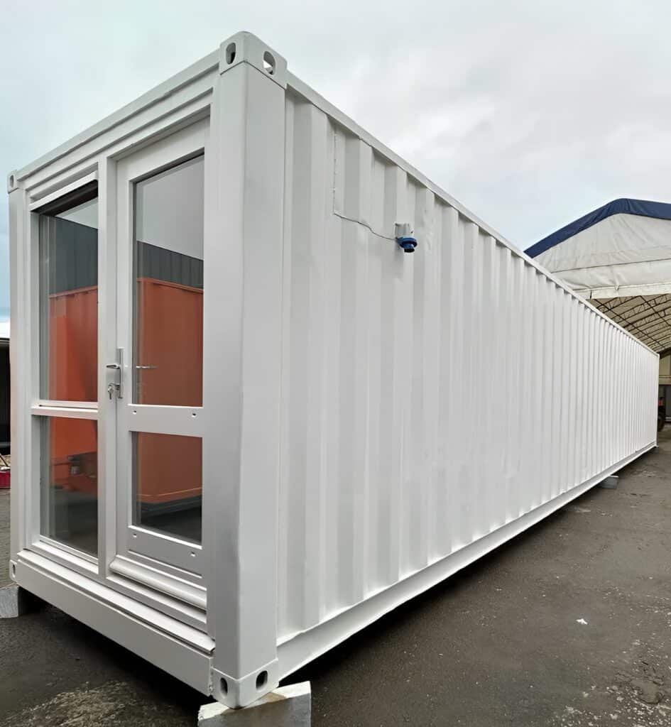 Converted 40ft Shipping Container | Open Plan Office | Portable Container Building - Image 6