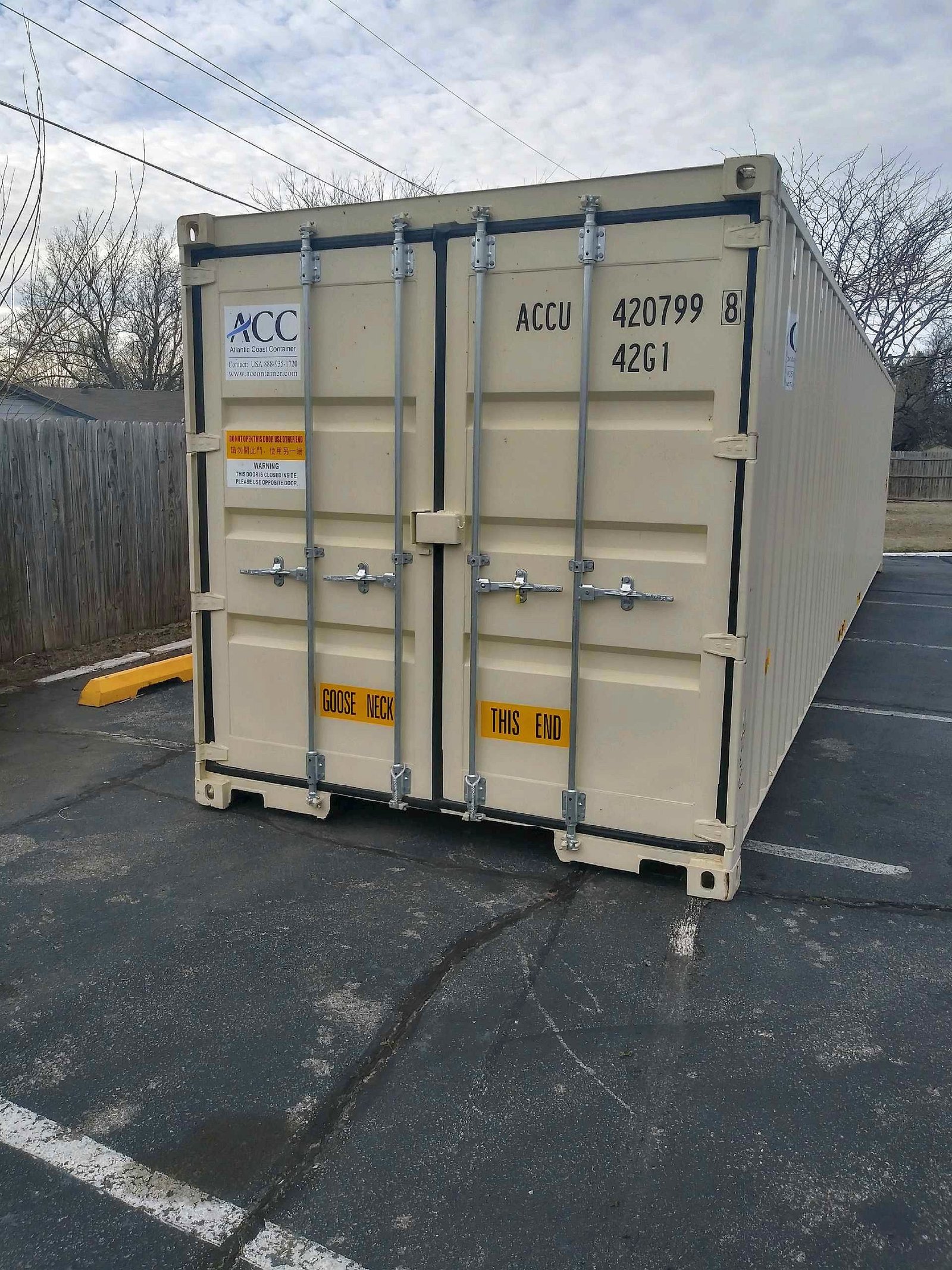 New 20ft Standard Shipping Container in Miami, Florida