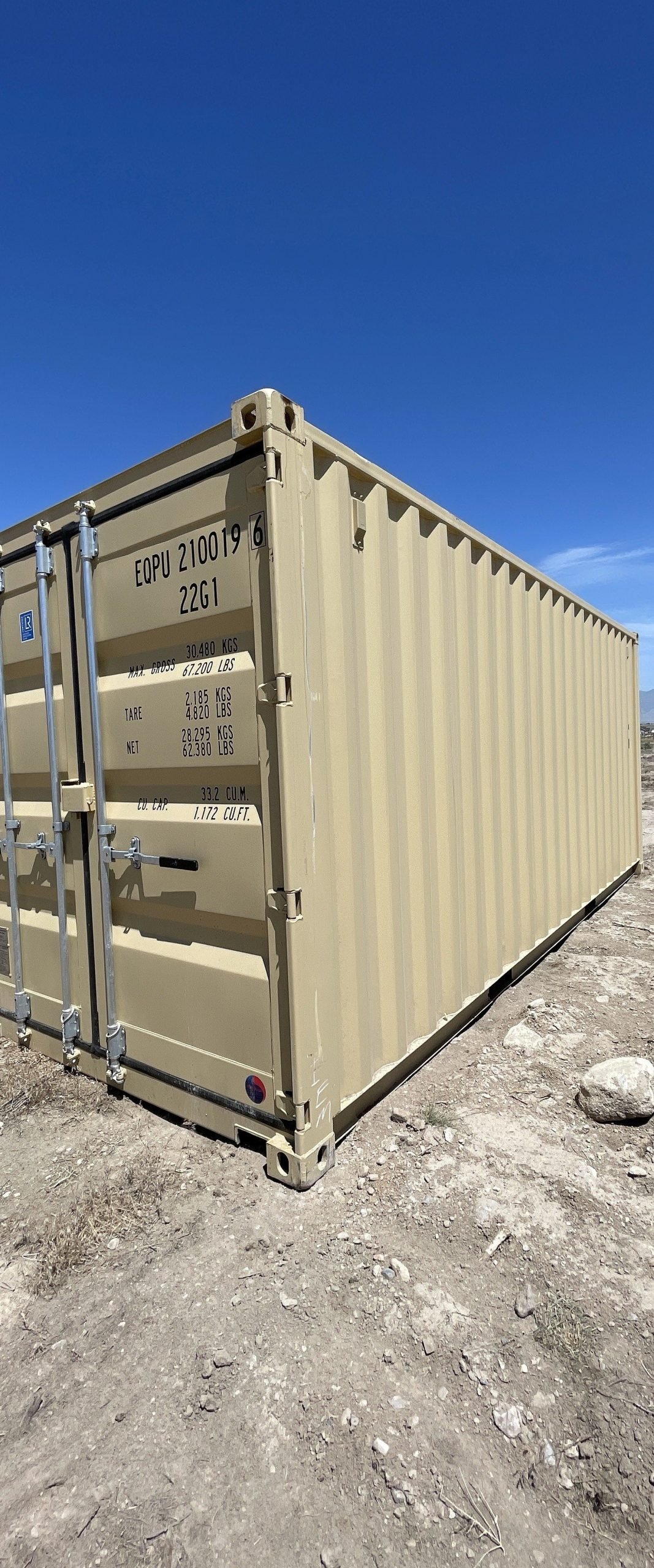 New 20ft Standard Shipping Container in Phoenix, Arizona