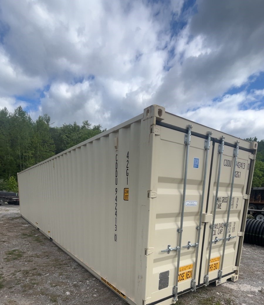 New 40ft Standard Shipping Container in Boston, Massachusetts