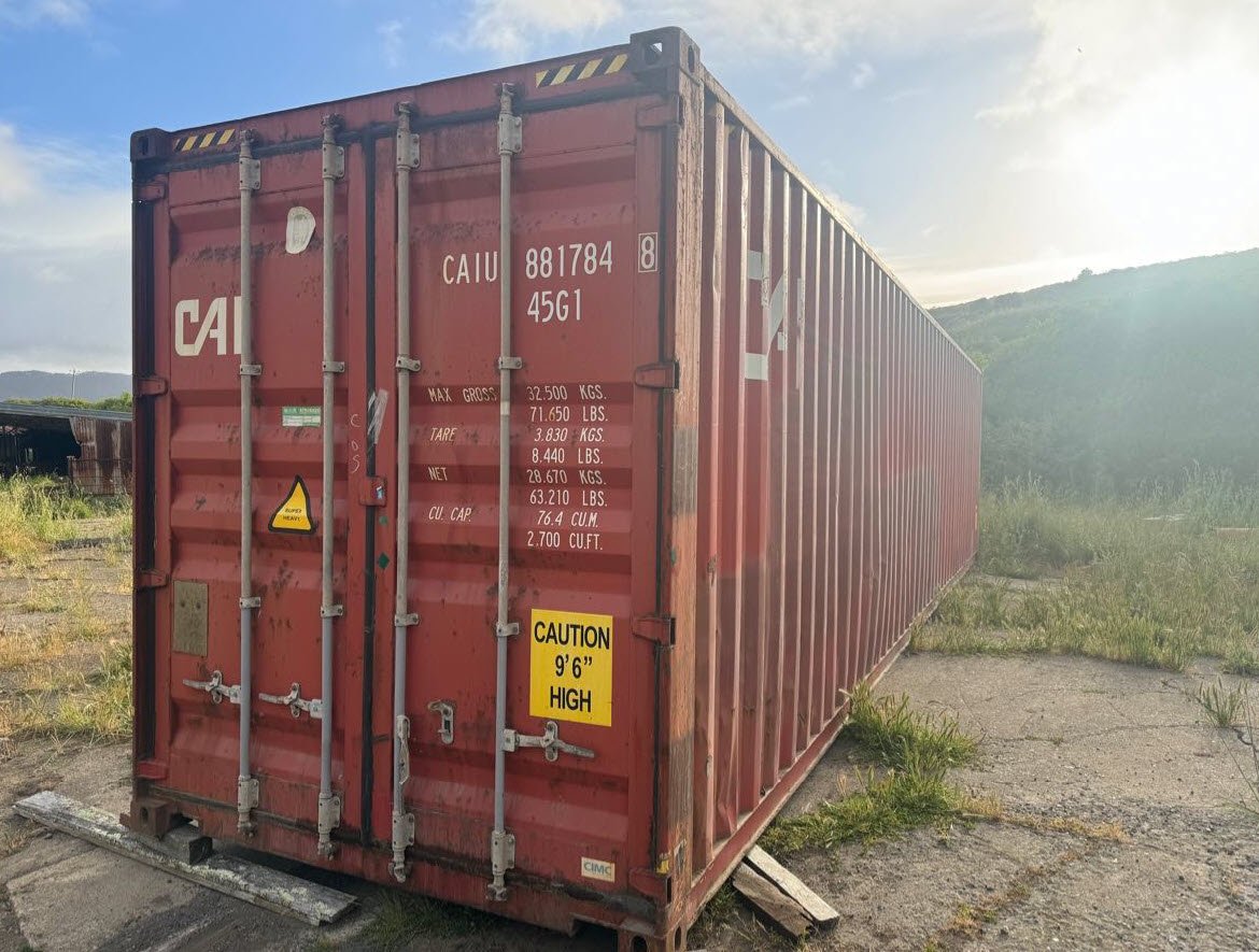 Used 40ft High Cube Shipping Container in Savannah, Georgia