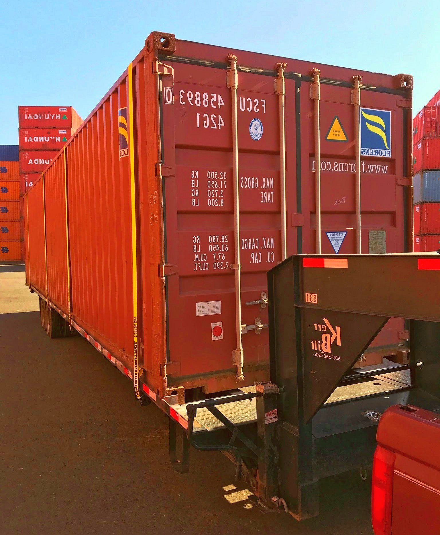 Used 40ft Standard Shipping Container in Columbus, Ohio