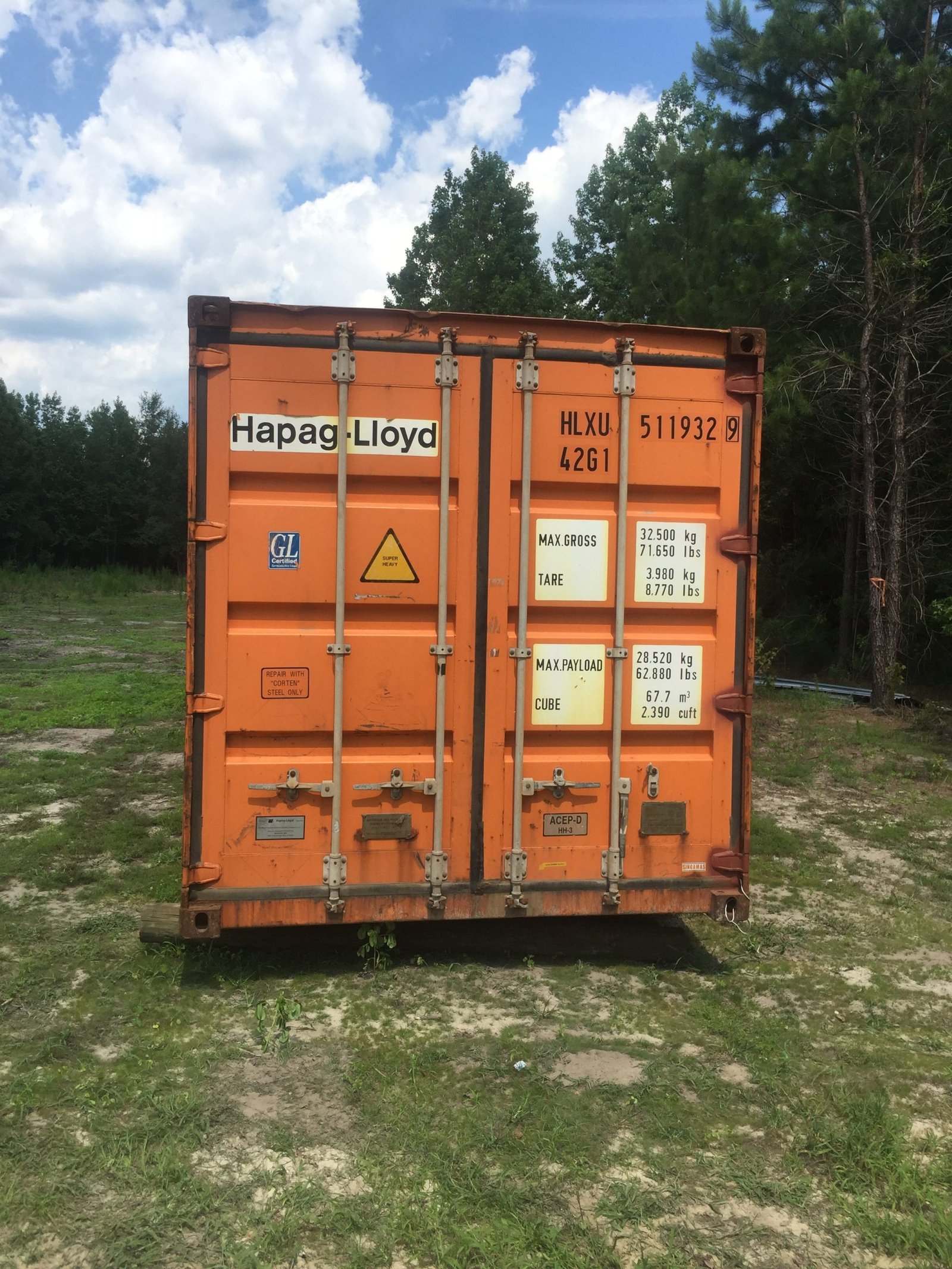 Used 40ft Standard Shipping Container in Austin, Texas