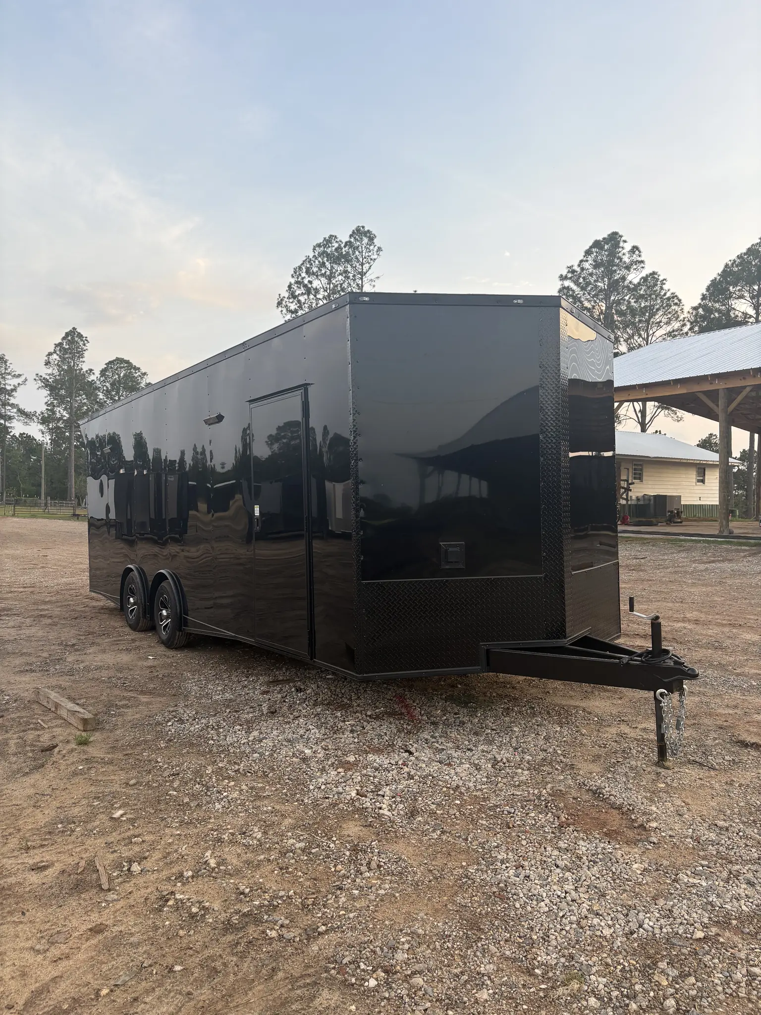 8.5x24TA Coast to Coast Black Blackout Race Trailer for Sale - Image 3