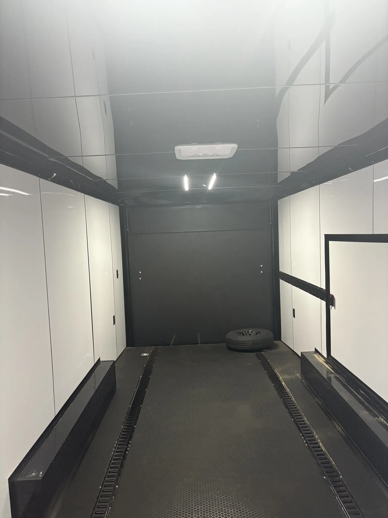 8.5x24TA Coast to Coast Black Blackout Race Trailer for Sale - Image 4