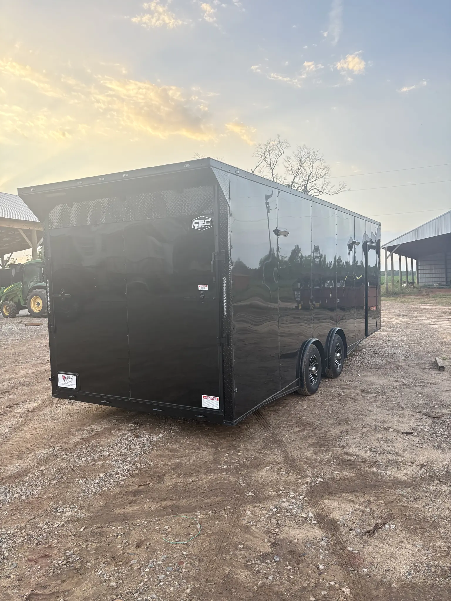 8.5x24TA Coast to Coast Black Blackout Race Trailer for Sale - Image 7
