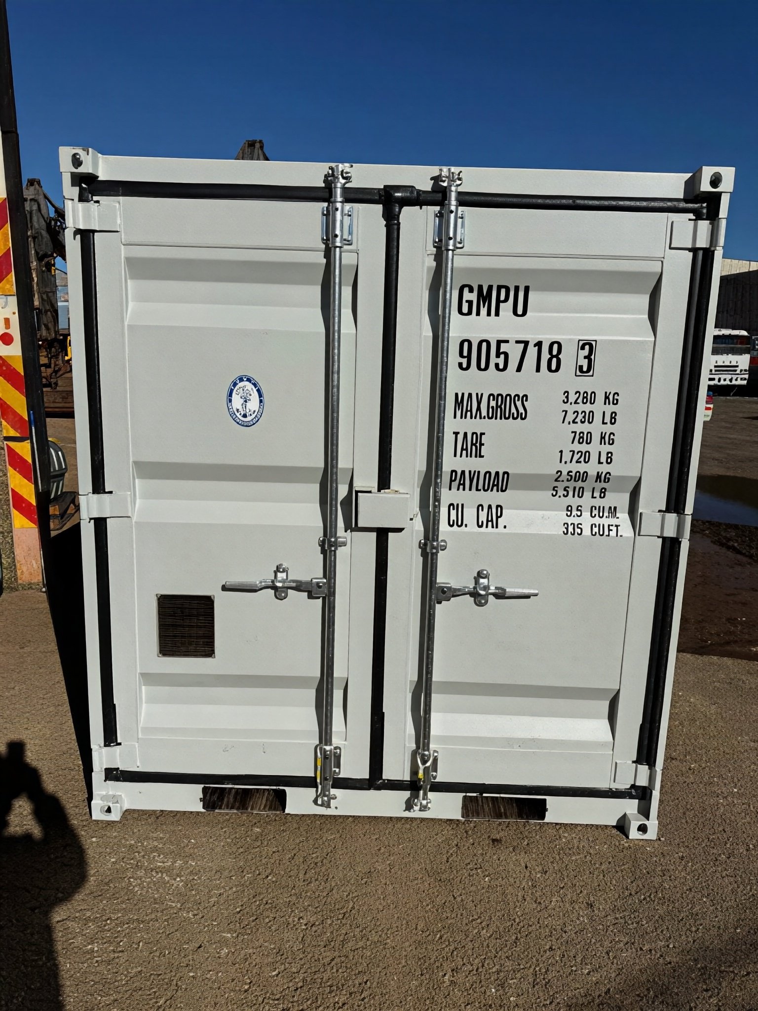 8ft Shipping Container with Side Door, Rear Door & Window - Image 5