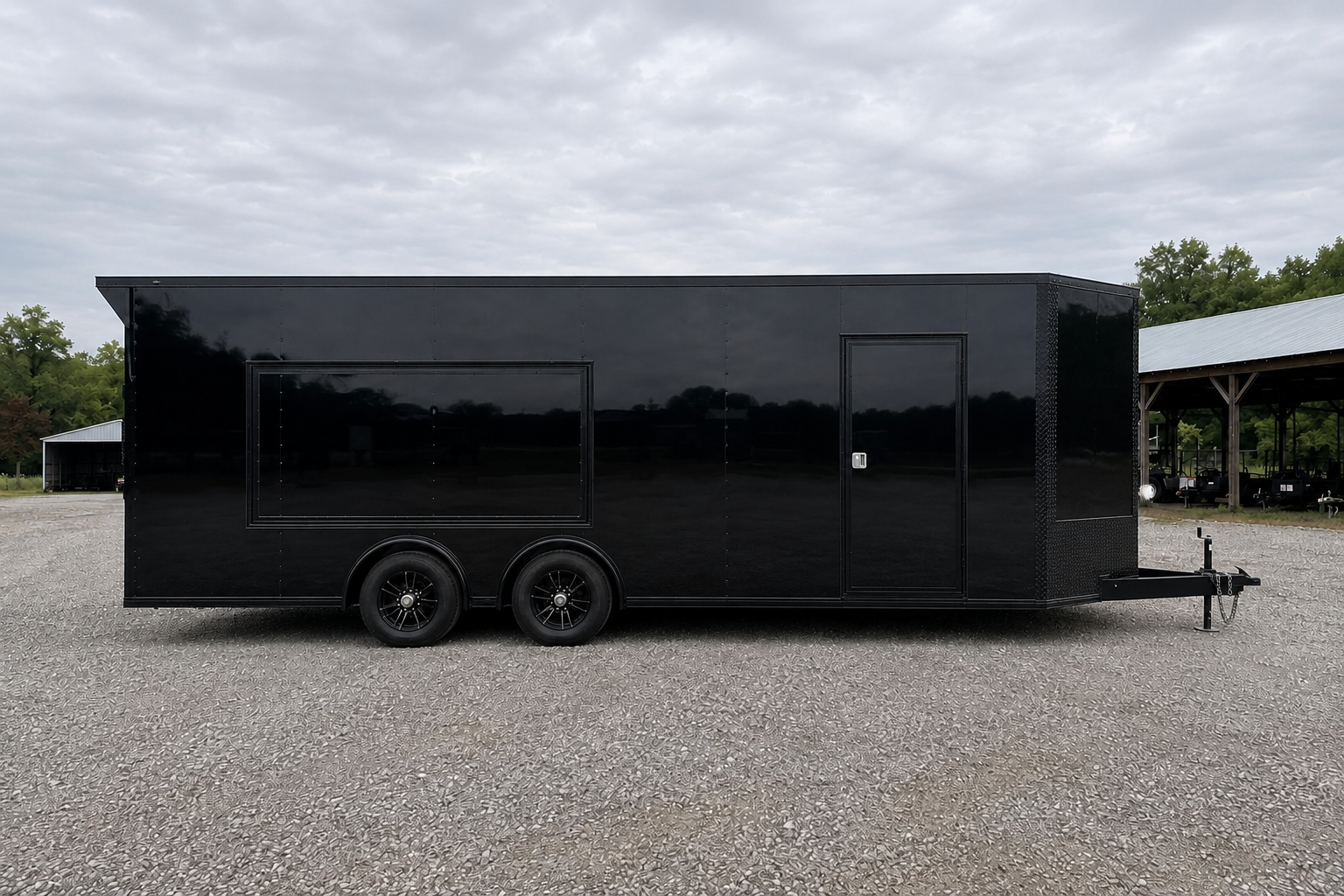 24ft x 8ft Enclosed Trailer For Sale - Image 2