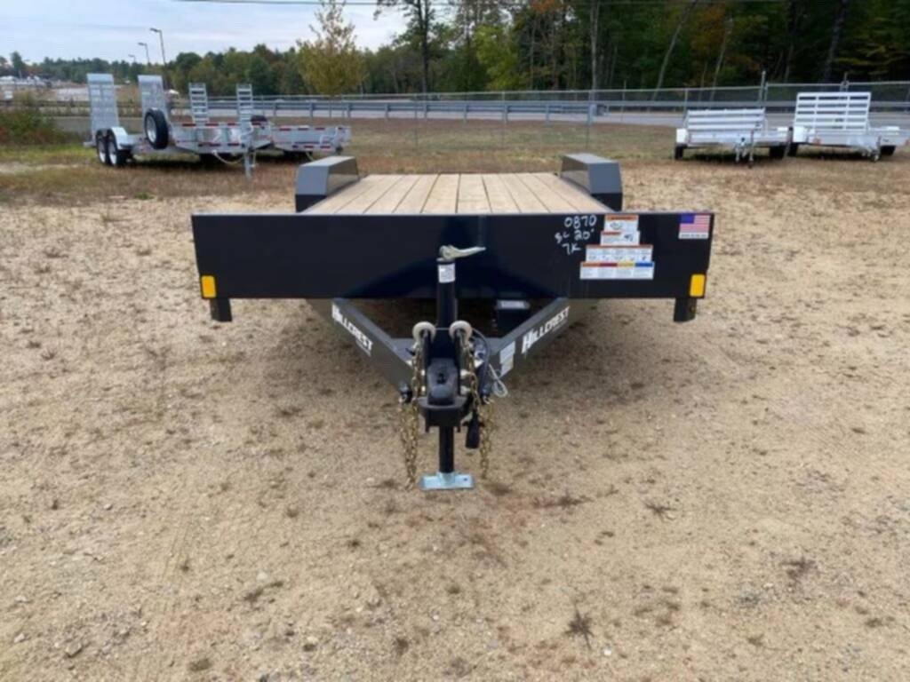 7X18 2 Powder Coated 7K Car Hauler W/Slide-In Ramp For Sale - Image 6