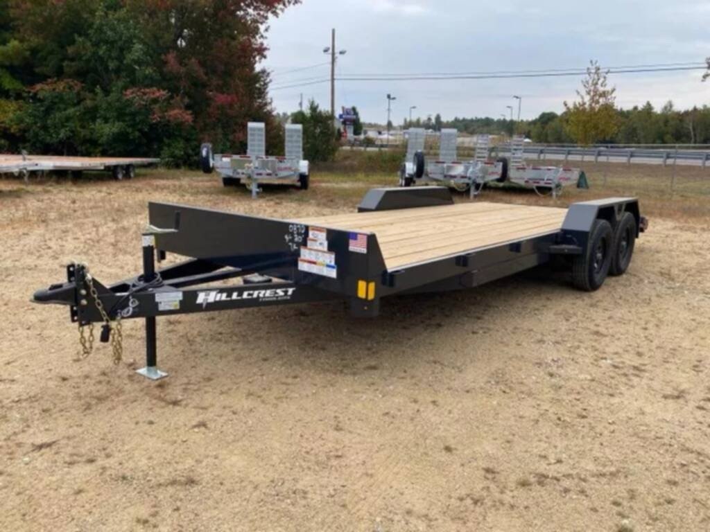 7X18 2 Powder Coated 7K Car Hauler W/Slide-In Ramp For Sale - Image 9