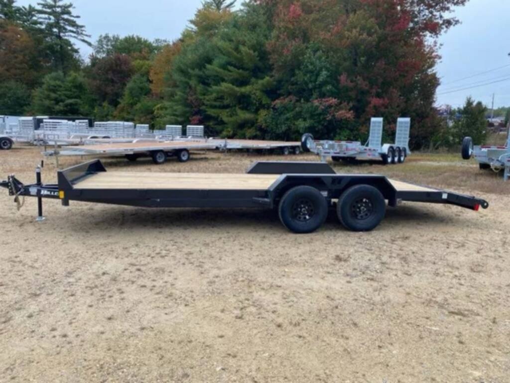 7X18 2 Powder Coated 7K Car Hauler W/Slide-In Ramp For Sale - Image 8