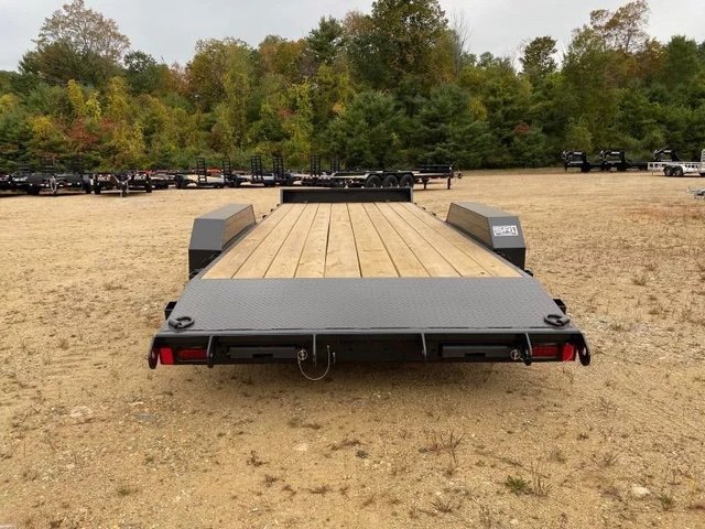 7X18 2 Powder Coated 7K Car Hauler W/Slide-In Ramp For Sale - Image 7