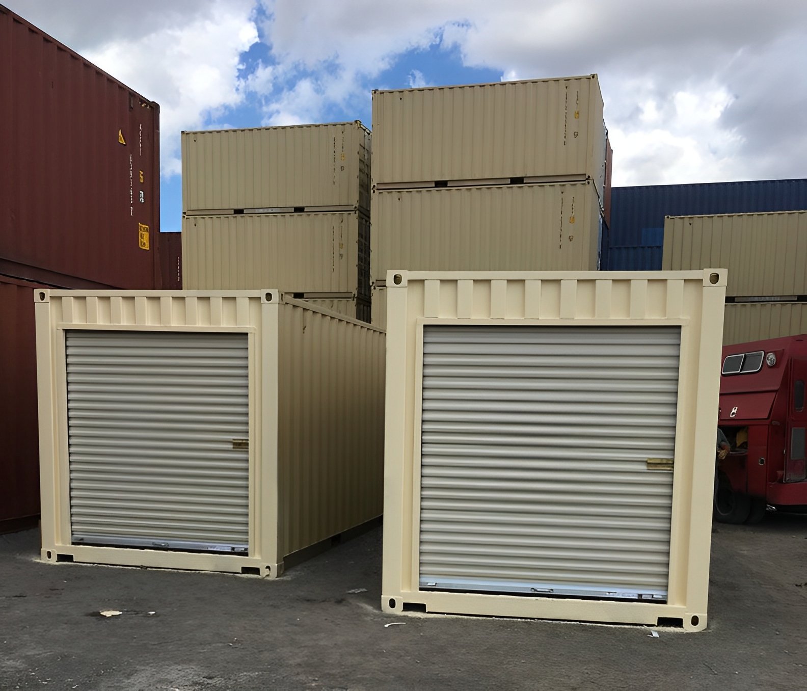 16Ft Storage Container With Roll-Up Door - Image 2