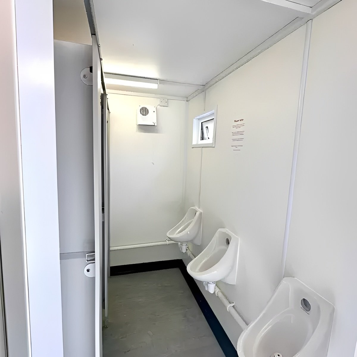16ft x 9ft Anti-Vandal Portable Toilet Block - 3+1 Steel Welfare Unit - Image 5