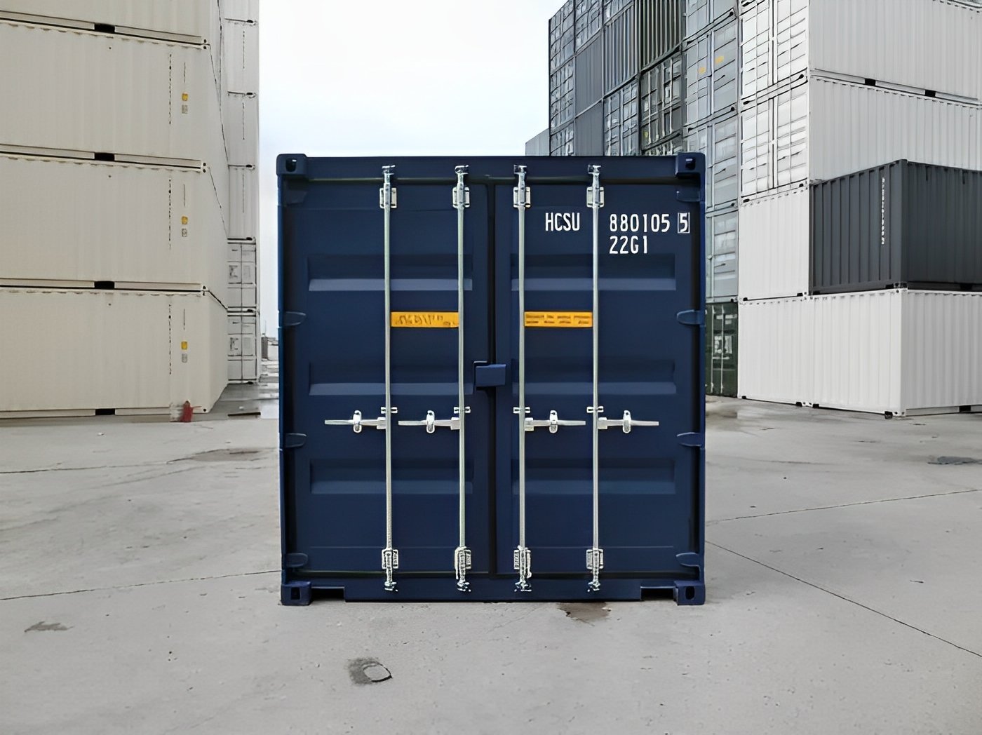 20ft x 8ft Tunnel Shipping Container (Double End Door) - One Trip CSC Certified - Image 2