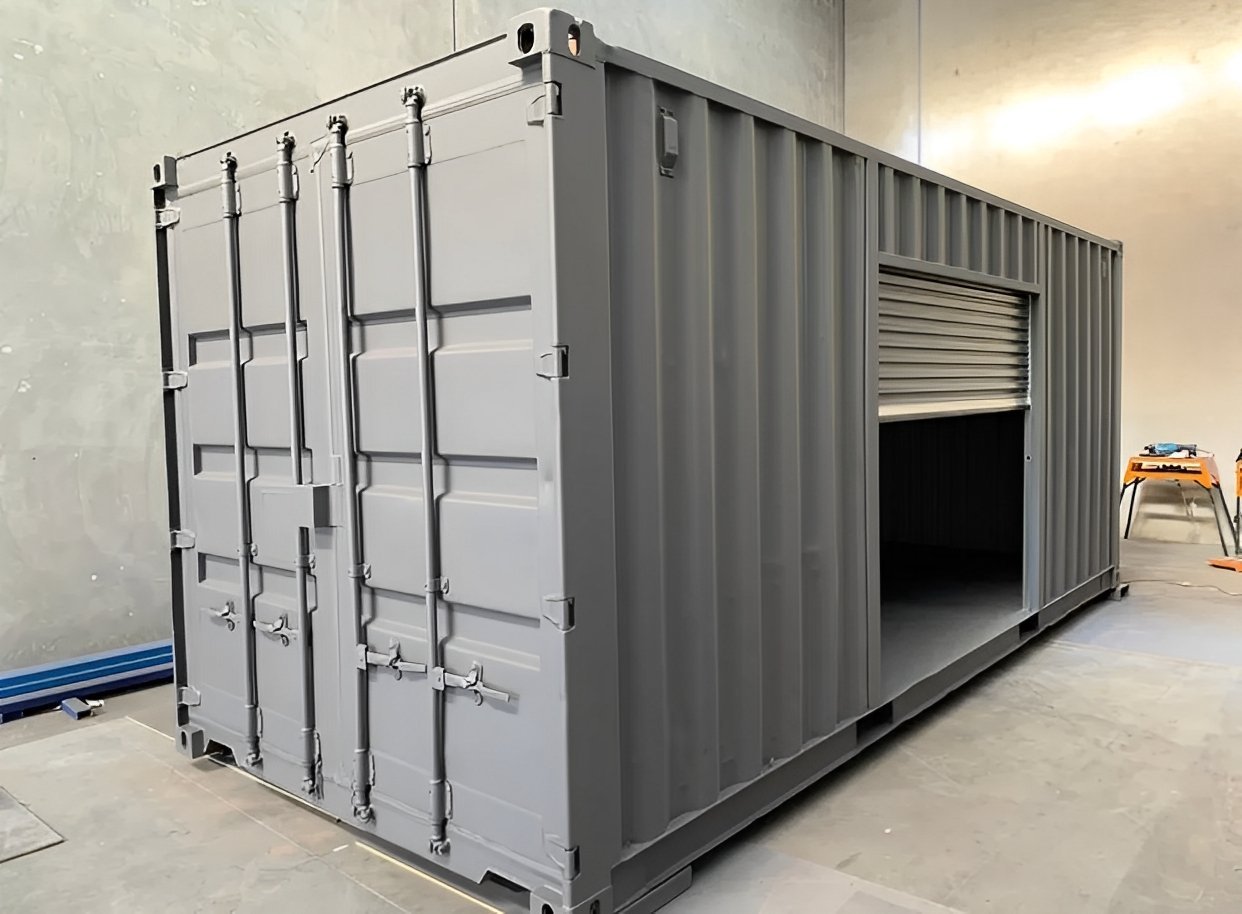 20ft x 8ft Container With Side Roll Up Door