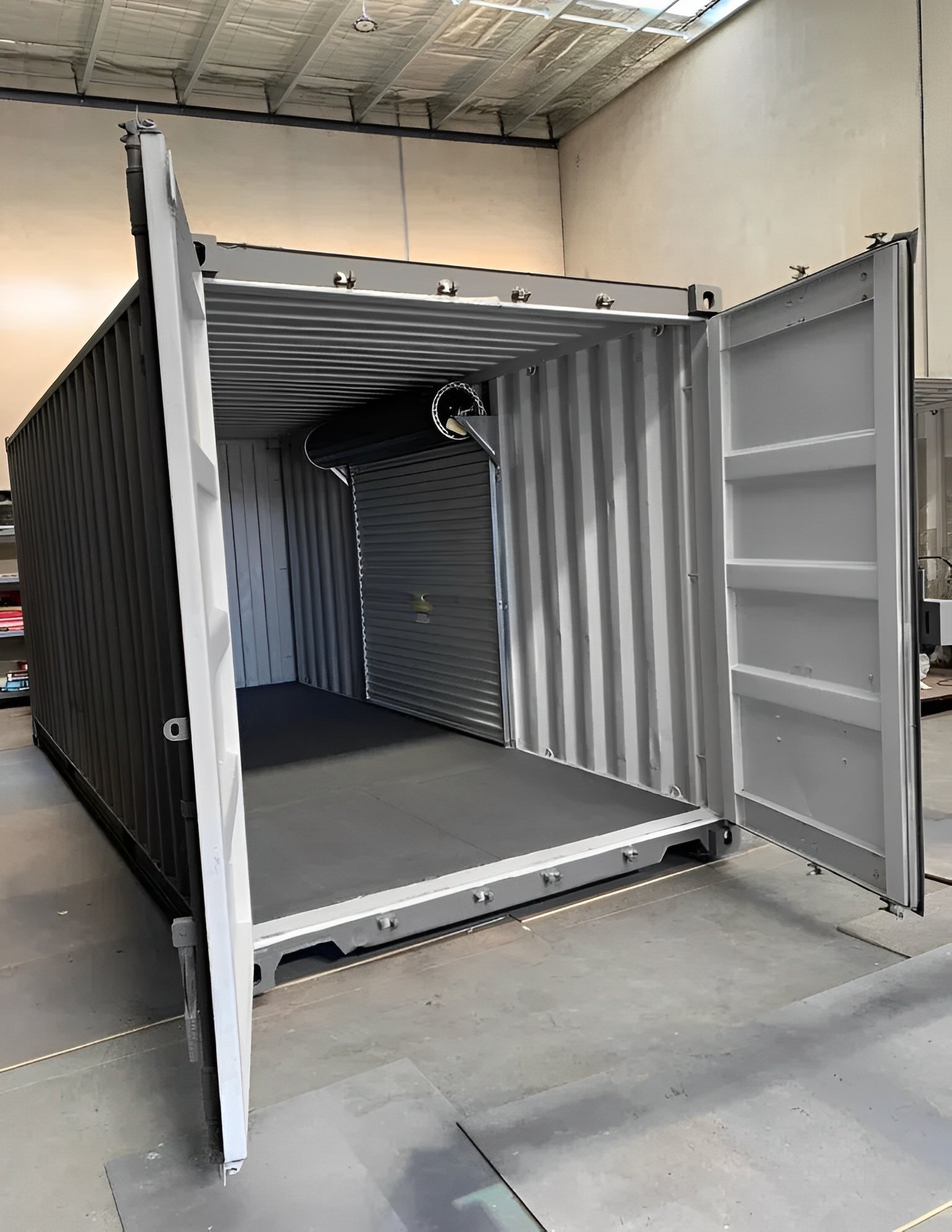 20ft x 8ft Container With Side Roll Up Door - Image 3