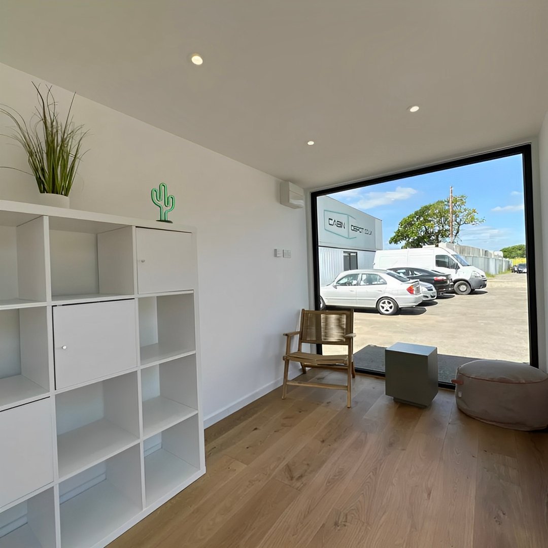 20ft x 8ft Custom Shipping Container Converted Office | Portable Building | Garden Office - Image 10