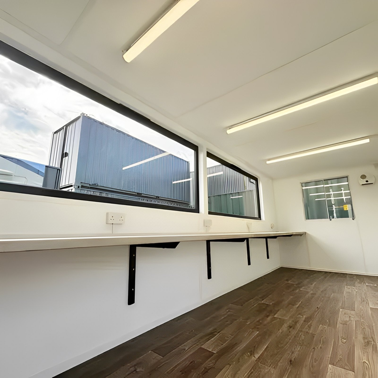 21ft x 8ft Custom Cabin Office / Canteen | Picture Windows | Portable Building - Image 8