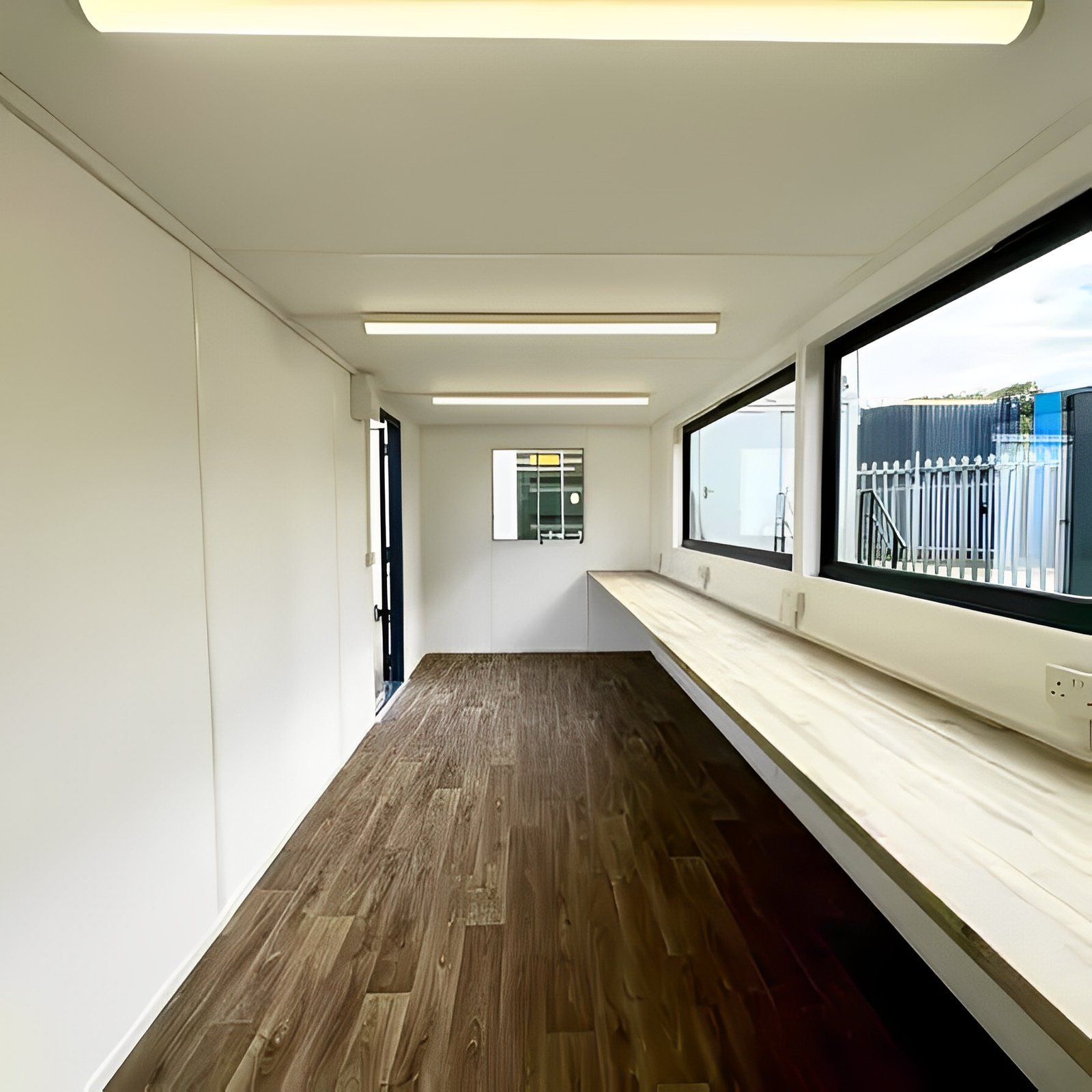 21ft x 8ft Custom Cabin Office / Canteen | Picture Windows | Portable Building - Image 10