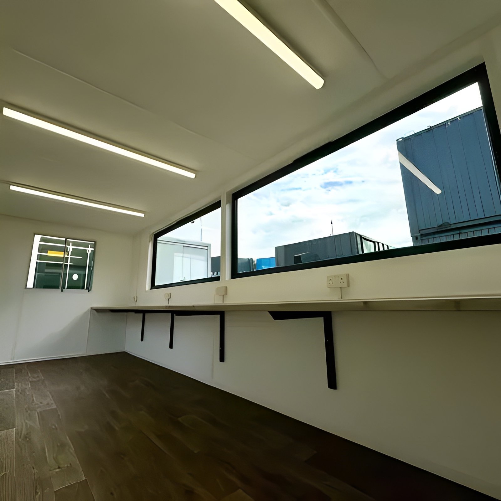 21ft x 8ft Custom Cabin Office / Canteen | Picture Windows | Portable Building - Image 12