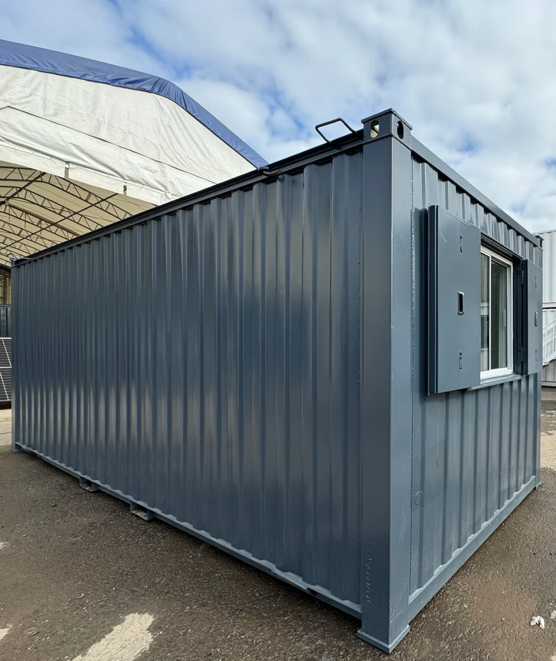 21ft x 8ft Container Office Cabin | Portable Anti-Vandal Building - Image 4