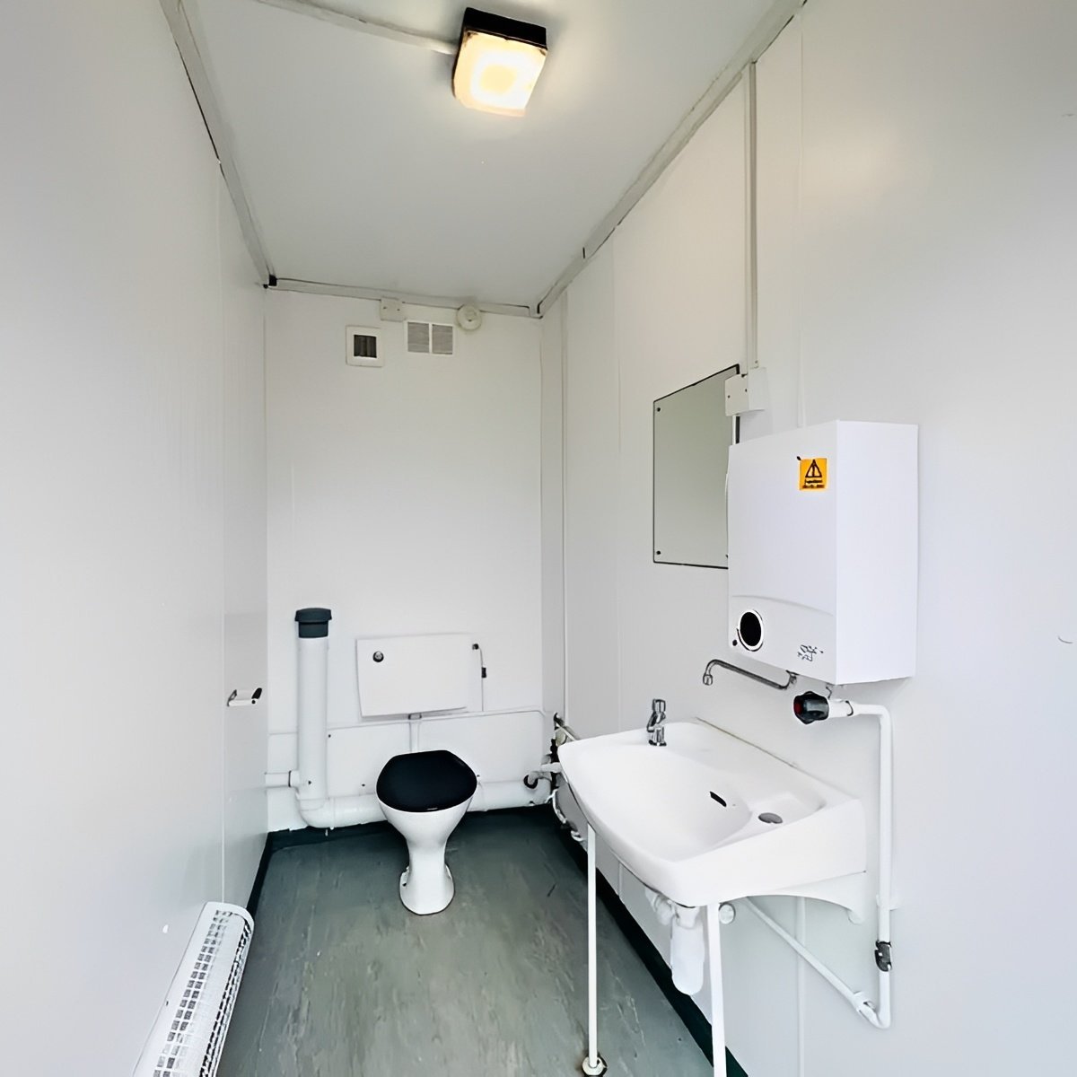 24ft x 9ft Anti-Vandal Toilet Block - 5+1 Portable Steel Welfare Unit - Image 6