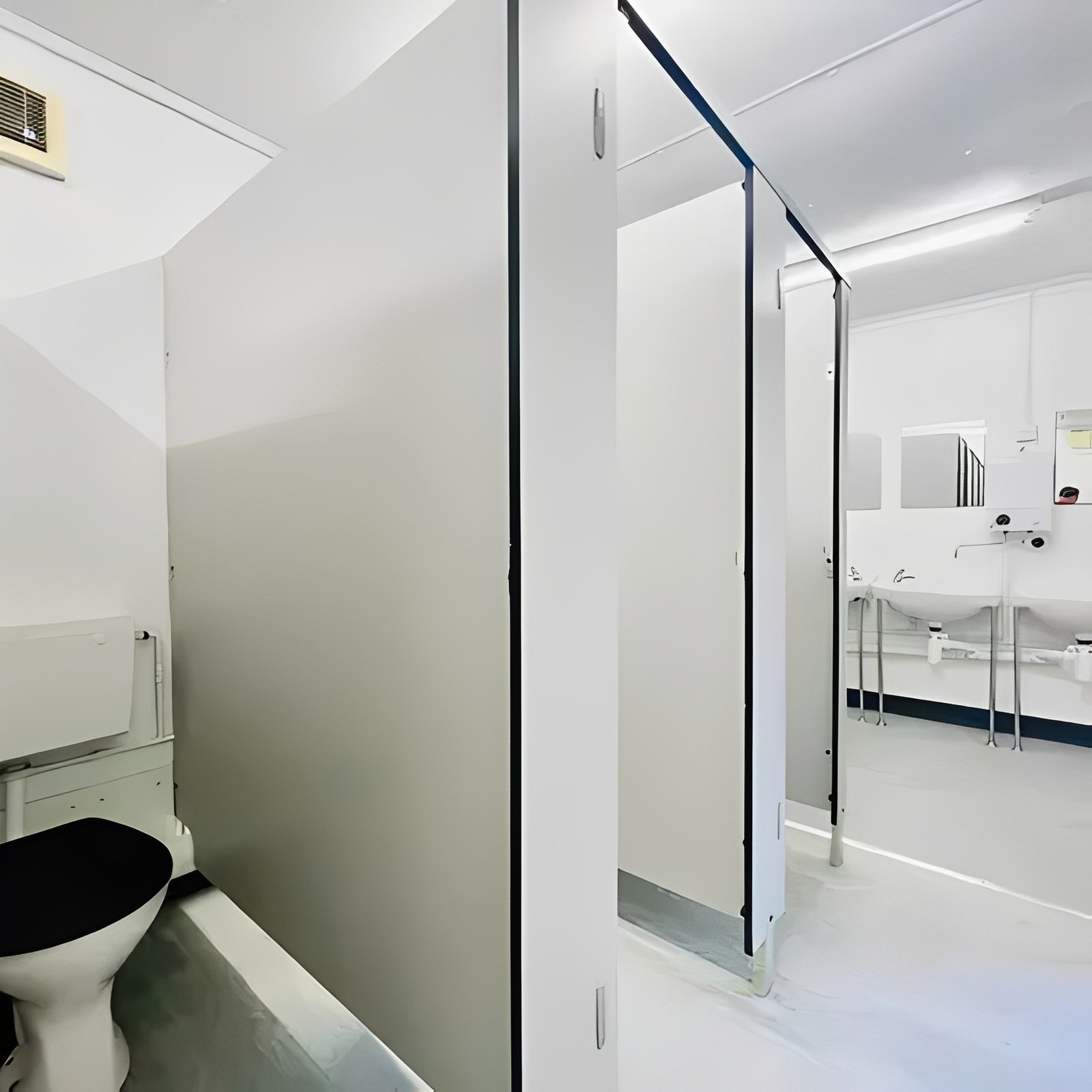 24ft x 9ft Anti-Vandal Toilet Block - 5+1 Portable Steel Welfare Unit - Image 2
