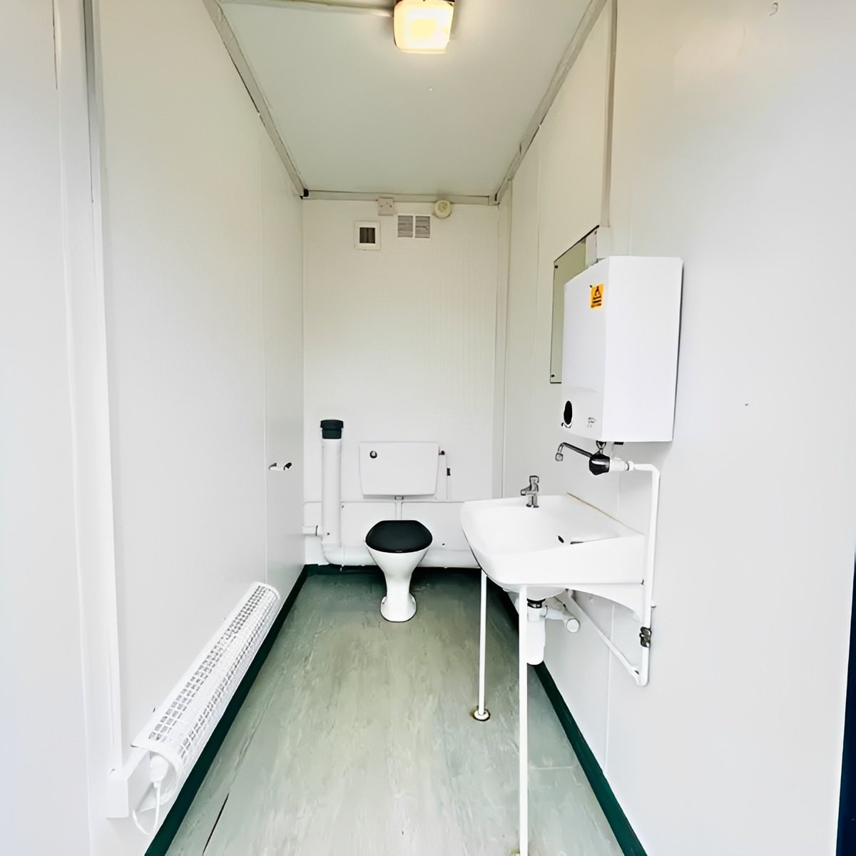 24ft x 9ft Anti-Vandal Toilet Block - 5+1 Portable Steel Welfare Unit - Image 9