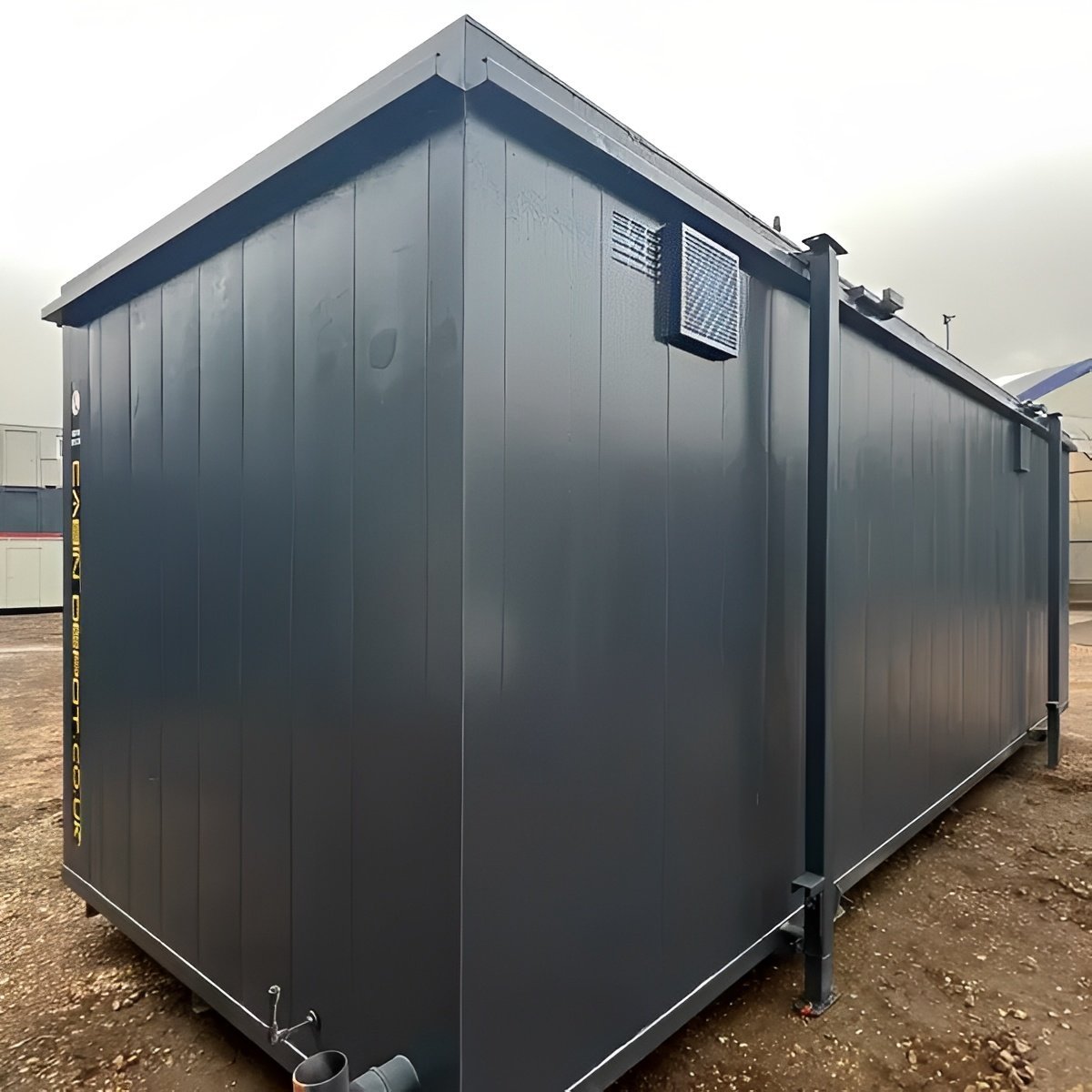 24ft x 9ft Anti-Vandal Toilet Block - 5+1 Portable Steel Welfare Unit - Image 4